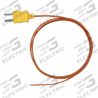 OMNITEC Thermocouple Sensor K Type: 25 ft Cable Lg - Accessories for Portable Electric Jobsite & Garage Heaters