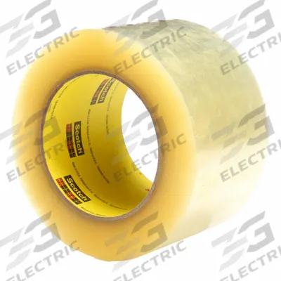 SCOTCH Box Sealing Tape, PK 24: 2.5 mil Tape Thick, 3 in x 110 yd, 373 - Medium-Duty Hot Melt Tape