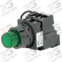 SIEMENS Illuminated Push Button: Illuminated, Extended Profile, Non-Metallic, 30 mm, 1NC (MPN 52BT6D3JB). Key specifications — Brand: SIEMENS; Action: Maintained/Momentary; Series: Class 52; Terminal Connection: Pressure Plate; Push Button Material Type: Non-Metallic.
