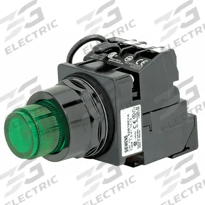 Siemens Illuminated Push Button: Illuminated, Extended Profile, Non-Metallic, 30 mm - Illuminated Extended-Length Push Buttons