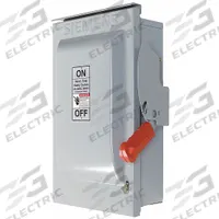 SIEMENS Safety Switch: Fusible, 60 A, Three Phase, 600V AC, Galvanized Steel, Indoor/Outdoor (MPN HF362NR). Key specifications — Brand: SIEMENS.