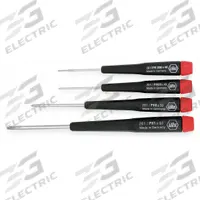 WIHA Precision Screwdriver Set: 1-10 Pieces, 4 Pieces, Phillips Tip, #0/#00/#000/#1 Tip Size (MPN 26194). Key specifications — attr1205274: WIHA; attr1205269: #1.