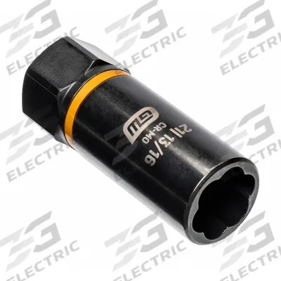 GEARWRENCH Deep Extraction Sockets: 13/16 in Socket Size, 6-Point, Deep, Black Oxide - 1/2" Drive Bolt Extraction Impact Sockets