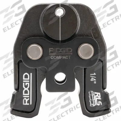 RIDGID Cordless Press Tool Jaw: 1/4 in Pipe, Copper, For RLS Press - Jaws for Compact Press Tools