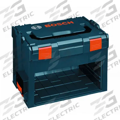 BOSCH Tool Box: 14 in W 17 1/2 in D 12 in H, Plastic, Blue - Plastic Tool Boxes