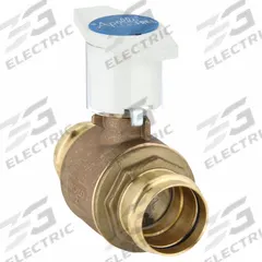 APOLLO Manual Two-Way Ball Valve: 2 in Size, Brass/Bronze, Straight, Press x Press, Two-Piece, Tee (MPN 77WLF10811A). Key specifications — Brand: APOLLO; Handle: Tee.