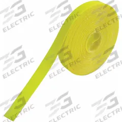 RIP-TIE Hook-and-Loop Cable Tie Roll: 75 ft Lg, 1 in Wd, 38 lb Tensile Strength, Yellow, Polyester (MPN G-10-075-Y). Key specifications — Color: Yellow; Material: Polyester; Brand: RIP-TIE.