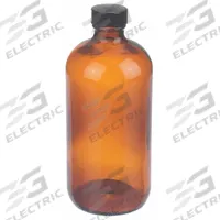WHEATON Sampling Bottle: 500 mL, Amber, 28-400 mm, Phenolic, 12, PolyCone, Type III (MPN W216852). Key specifications — attr1370730: Amber; attr1370762: None; attr1370763: Soda Lime Glass; attr1370766: WHEATON; attr1370767: 28-400 mm; attr1370776: No; attr1370779: Type III; attr1389381: Attached.