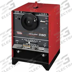 LINCOLN ELECTRIC Stick Welder: Idealarc 250, AC/DC, Power Source Only (MPN K1053-9). Key specifications — Input Frequency: 60 Hz; Maximum Amperage (Stick): 300A; Phase: Single-Phase; Input Voltage (Nominal) (Merch - Table Column, Filters): 240V.
