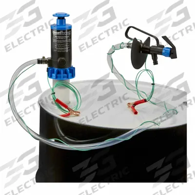 GOATTHROAT PUMPS Hand Pump: Piston Action, Pump with Hose, Nozzle & Spout - Down-Stroke Drum Pumps