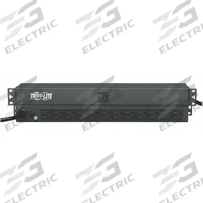 TRIPP LITE Power Distribution Unit: 120V AC, 13 Outlets, NEMA 5-15R, Non-Metered, 15 ft Cord Lg - Standard Power Distribution Units