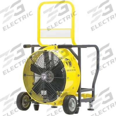 TEMPEST Fan: 1 Speeds, 16 in Blade Dia, 1 1/2 hp Motor Horsepower, Electric - Pressure Ventilation Blowers