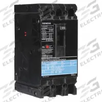 SIEMENS Molded Case Circuit Breaker: 90 A Amps, 18kA at 480V AC, Fixed, Load Side Lug, ABC, ED4 (MPN ED43B090). Key specifications — Phase Connection: ABC; Instantaneous Trip: Fixed; Terminal Connection: Load Side Lug; Series: ED4; Max. AIR Rating: 18kA at 480V AC.