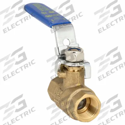 APPROVED VENDOR Manual Two-Way Ball Valve: 3/8 in, Straight, FNPT x FNPT, Full Port Ball Port - Brass Ball Valves