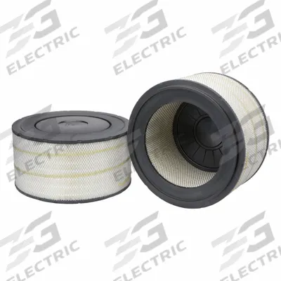 FLEETGUARD Automotive Air Filter: Round-Oval, Engine, Axial Seal, 19 1/4 in Outside Dia - Round/Oval Engine Air Filters