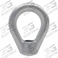 JW WINCO Lifting Eye Nut: Steel, 1030, 3/4"-10 Thread, 3/4 in Tr Lg, 3 in Ht, 1 1/2 in Inside Dia (MPN 583-3/4X10-ST)