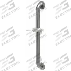 ZURN Wall Grab Bar: Straight, 24 in Lg, 1 1/2 in Dia, Stainless Steel, Brushed, 250 lb Wt Capacity (MPN Z7000-GB24H). Key specifications — Brand: ZURN.