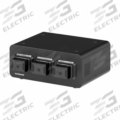 KWIKBOOST Device Charging Station: 6 in Overall Ht, 4 7/8 in Overall Wd - Tabletop