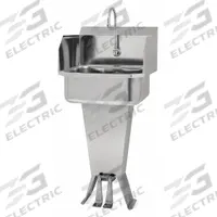 SANI-LAV Hands-Free Sink: 41 1/2 in Overall Ht, 17 in Bowl Lg, 7 in Bowl Dp, 0.5 gpm Flow Rate (MPN 503L-0.5). Key specifications — Includes Side Splash: Side Splash Not Included; Brand: SANI-LAV.