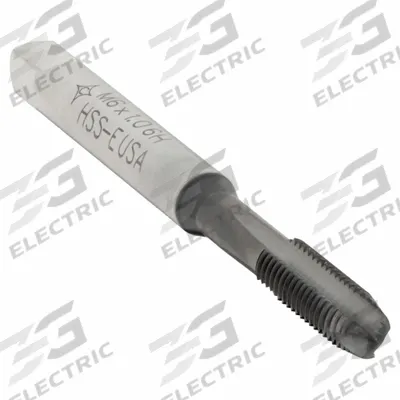 CLEVELAND Spiral Point Tap: M6x1 Metric, 6H, 3 Flute, Plug Chamfer - Spiral-Point Taps for Steel & Stainless Steel