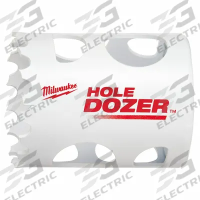MILWAUKEE Hole Saw: 1 5/8 in Saw Dia., 3.5 Teeth per Inch, 1 5/8 in Max. Cutting Dp - Multi-Material-Cutting Hole Saws without Arbor