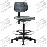 Ergonomic Chair: Polyurethane, Armless, Ht Range 23 1/4 in to 33 1/4 in, 16 in Seat Wd, 0 Casters (MPN BR-PHBCH-RG-T0-A0-CF-RG-BLK). Key specifications — Foot Support: Yes; Back Tilt Backward: 13.5°; Back Tilt Forward: 10.5°; Base Material: Nylon; Brand: APPROVED VENDOR; Product Type: Ergonomic Chair; ESD-Safe: Not ESD Safe.