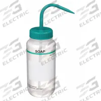 APPROVED VENDOR Wash Bottle: 500 mL, Soap, Green, Wide, Std Spout Spout, White, 72.1 mm Body Dia (MPN 24J910). Key specifications — Closure Color: Green; Vented/Nonvented: Nonvented; Body Color: White; Brand: APPROVED VENDOR; Imprinting Group: Specific Chemicals.