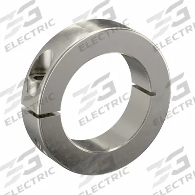 RULAND MANUFACTURING Shaft Collar: 1-Piece, Metric, Round, Clamp-On, 40 mm Bore Dia - Stainless Steel Shaft Collars