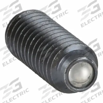 TE-CO Ball Plunger: Hex, Steel Body w/ SS Ball, M6x1 Thread, 6 mm Body Dia, W/O Thread-Locker - Hex-Drive Ball Plungers