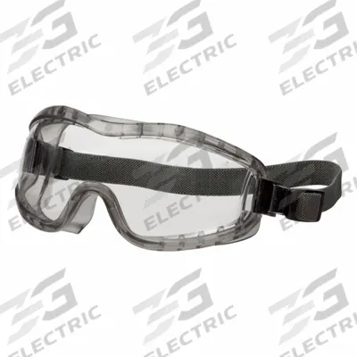 MCR SAFETY Safety Goggles: Clear Lens Color, UV-AF Anti-Fog, Dielectric, Indirect - Comfort Fit Safety Goggles
