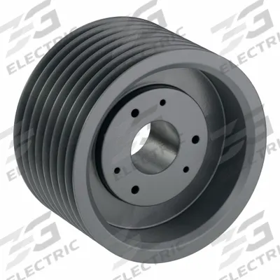 APPROVED VENDOR V-Belt Pulley: 8V1600, 8 Groove, 16 in OD, Bushed Bore - Bushed-Bore Cast-Iron Wedge V-Belt Pulleys