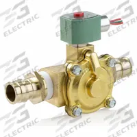 REDHAT Solenoid Valve: 2-Way, Normally Closed, 1 in Pipe Size, 110V AC/120V AC, Watertight (MPN K210G004LFXX 120/60,110/50). Key specifications — Pipe Size: 1 in; Voltage: 120V AC; Brand: REDHAT; Coil Enclosure: Watertight.