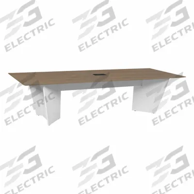 REGENCY Conference Table: Rectangle, Laminate/Melamine, Noble Oak, 96 in Overall Lg - Rectangular Conference Tables
