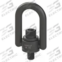 ADB HOIST RINGS Hoist Ring: Pivot/Swivel, Black Oxide-Coated Steel, 3/4"-10, Max. 7,000 lb (MPN 33102). Key specifications — attr994472: ADB HOIST RINGS; attr994492: 3/4"-10; attr998493: Pulling.