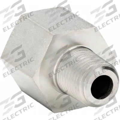 PARKER Metal Pipe Straight: Straight, Steel, 1/8 in x 10 mm - Hydraulic Threaded Extreme-Pressure Pipe Fittings