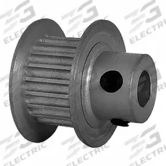 DAYTON Timing Pulley: Modified Curvilinear, Fixed, For GT Timing Belt Section, For 6 mm Belt Wd (MPN 20-2P06-6FA2). Key specifications — attr1328801: DAYTON; attr1328807: Clear Anodized; attr1328808: Powerhouse®.