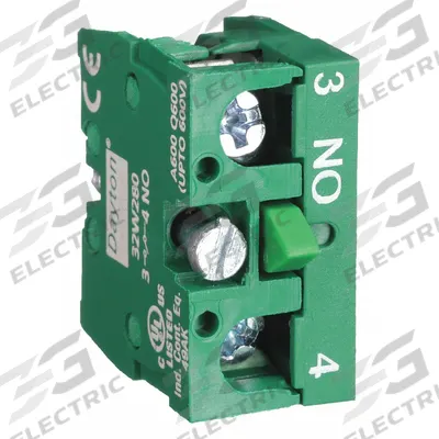 Dayton Contact Block: 22 mm Panel Mounting Size, 1NO - Contact Blocks
