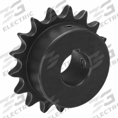 TRITAN Sprocket: 40, For 1/2 in Chain Pitch, 7/8 in Bore Dia, 17 Teeth, 2.721 in Pitch Dia - Size 40 Fixed-Bore Roller Chain Sprockets