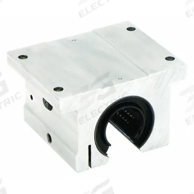 THOMSON Linear Pillow Block Bearing: Self-Aligning, Single, 1/2 in Inside Dia, Not Adj - Open Pillow Block Linear Ball Bearings