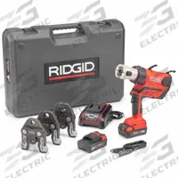 RIDGID Cordless Press Tool Kit: Std, Pistol Grip, For 1/2 in to 1 in Pipe (MPN 67058). Key specifications — attr518742: RP 350; attr525712: ProPress 1/2 in to 1 in; attr518712: Charger.