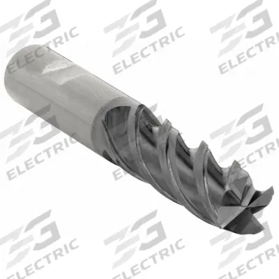 WIDIA HANITA Corner Chamfer End Mill: Carbide, TiAlN Coated, 4 Flute, 1" Mill Dia, 2" LOC - Fast-Cutting Carbide Corner-Chamfer End Mills for Steel & Cast Iron