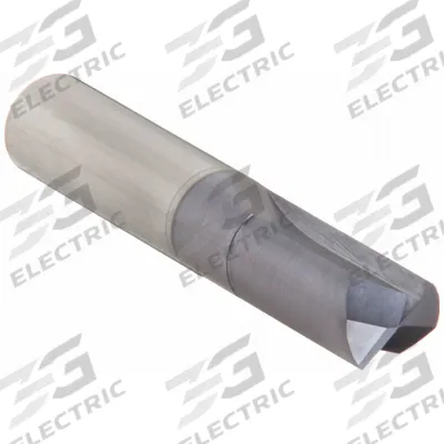 CLEVELAND Square End Mill: Carbide, TiAlN Coated, 2 Flute, 1/2" Mill Dia, 1" LOC - Straight-Flute Carbide Square End Mills