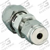 HAM-LET Compression Fitting Union: 3/8 in OD x 8 mm OD Fitting Size, Compression x Compression (MPN 763L-SS-8MM X 3/8). Key specifications — Compatible Fitting Brands: Swagelok; Brand: HAM-LET.