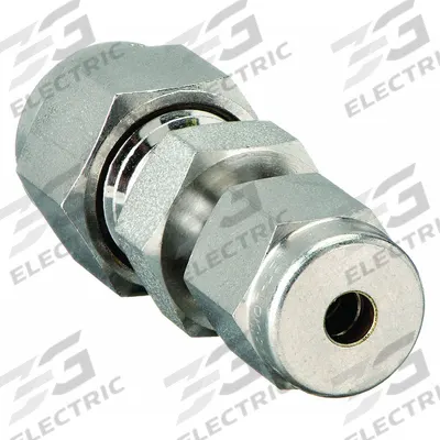 HAM-LET Compression Fitting Union: 3/8 in OD x 8 mm OD Fitting Size - Double-Ferrule Stainless Steel Fittings