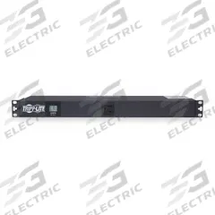 TRIPP LITE Power Distribution Unit: 120V AC, 13 Outlets, NEMA 5-15R, Non-Metered, 1 RU, Rear Facing (MPN PDUMH15). Key specifications — Plug Type: NEMA 5-15P; Brand: TRIPP LITE; Maximum Input Voltage: 120V AC; Receptacle Type: NEMA 5-15R; Mounting Location: Horizontal Rack; Facing: Rear.