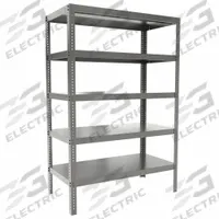 DURHAM MFG Metal Shelving: Standalone, Extra-Heavy-Duty, 48 in x 24 in, 72 in Overall Ht, 5 Shelves (MPN HDS-244872-95). Key specifications — Frame Material: Steel; Shelving Material: Steel; Assembled: Unassembled; Color: Gray; Brand: DURHAM MFG.