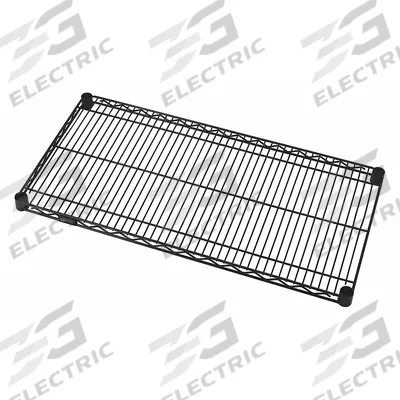 QUANTUM Wire Shelf: 42 in x 18 in, 1 Shelves, Quick-Adjust, 600 lb Load Capacity - Antimicrobial Wire Shelves for Wet & Dry Use
