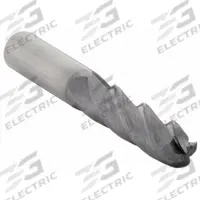 WIDIA HANITA Ball End Mill: Carbide, TiAlN Coated, 4 Flute, 1/2" Mill Dia, 1" LOC, 4" OAL (MPN I4B0500T100R)