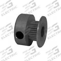 DAYTON Timing Pulley: Modified Curvilinear, Fixed, For GT Timing Belt Section, For 3 mm Belt Wd (MPN 15-2P03-6CA2). Key specifications — Brand: DAYTON; Finish: Clear Anodized; For Belt Series: Powerhouse®.