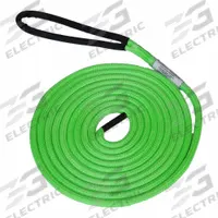ALL GEAR Rope Sling: HMPE, 5/8 in Rope Dia, 20 ft, 3,870 lb Working Load Limit, Neon Green (MPN AGBRCS91620). Key specifications — attr995048: ALL GEAR; attr995052: Neon Green; attr995063: Fixed.